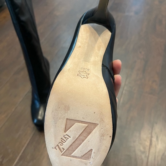 NWOT Type Z Leather Knee High Platform Boots Halloween - Picture 3 of 3